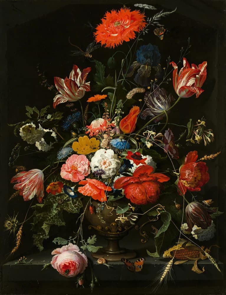 Baroque Bloom Floral Painting