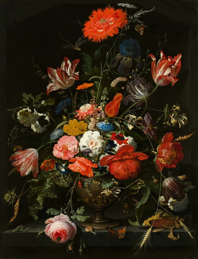 Baroque Bloom Floral Painting